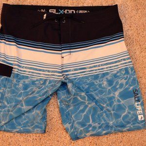Salt Life Vapor Stretch Board Shorts 38 SLX-QD NEW